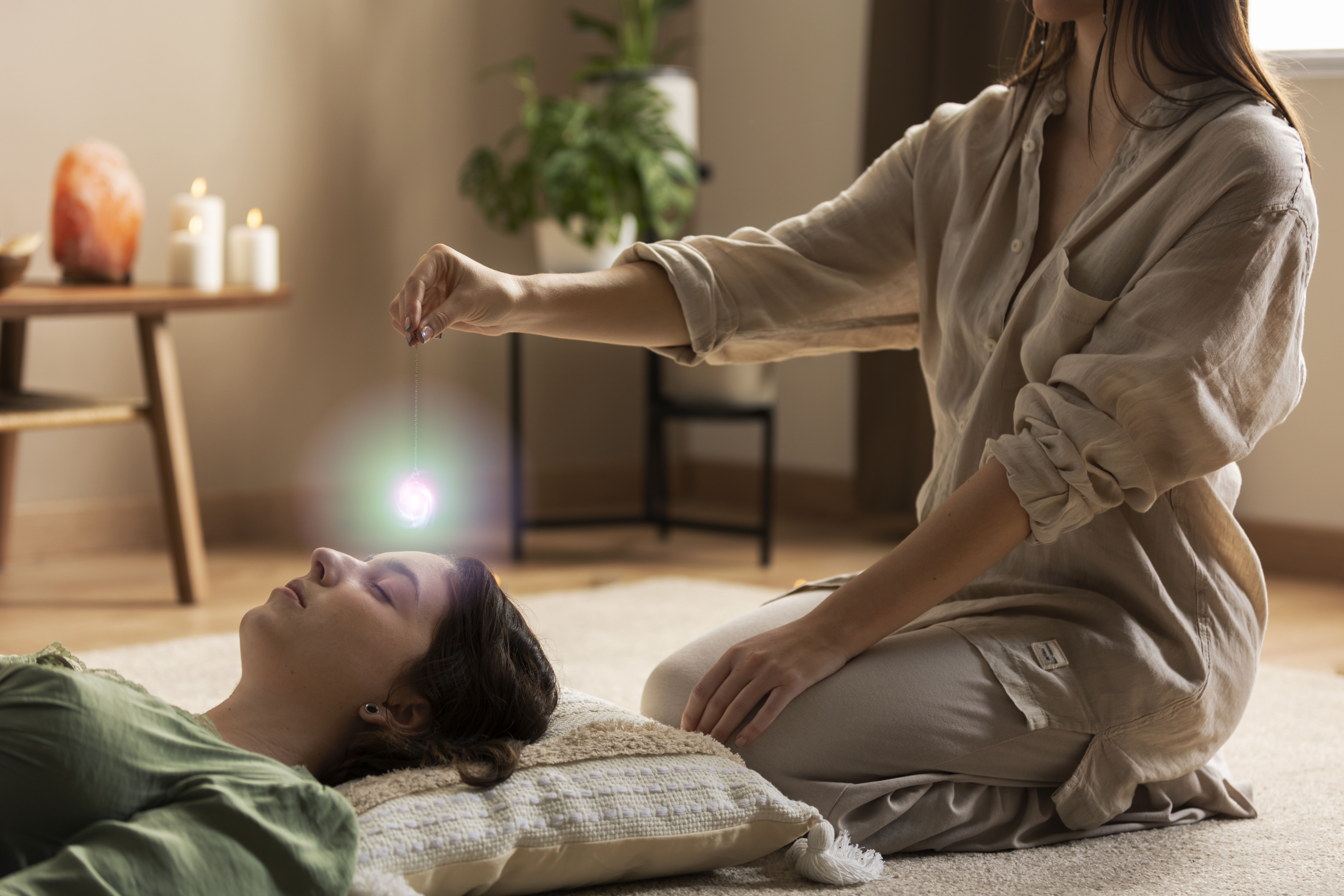 Person practicing self-compassion meditation
